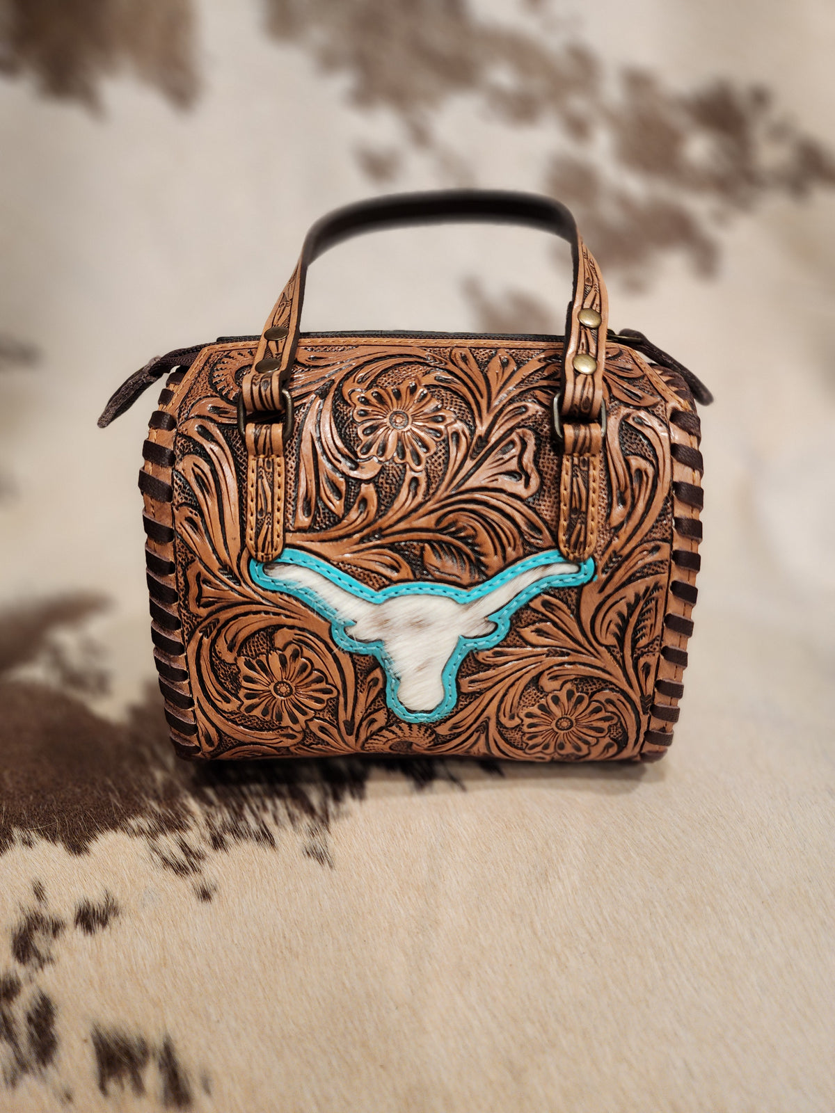 Mini Tooled Speedy Bag
