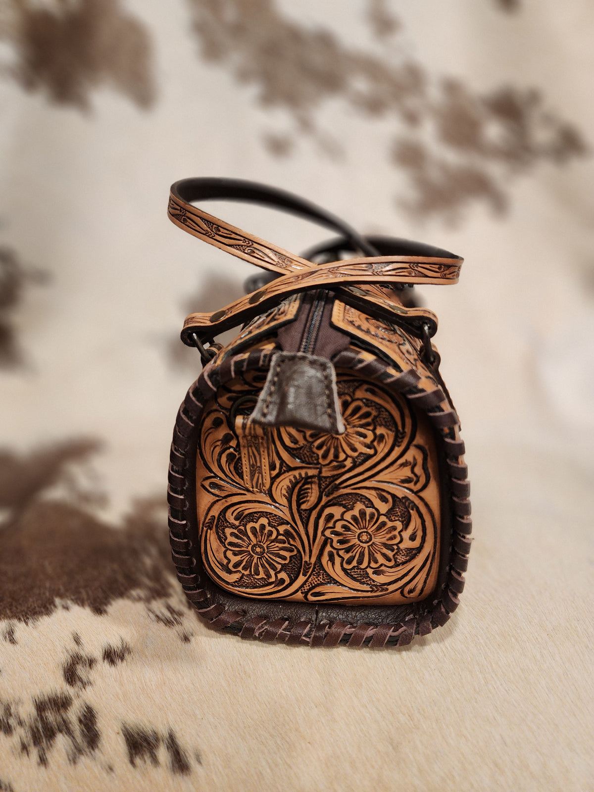 Mini Tooled Speedy Bag