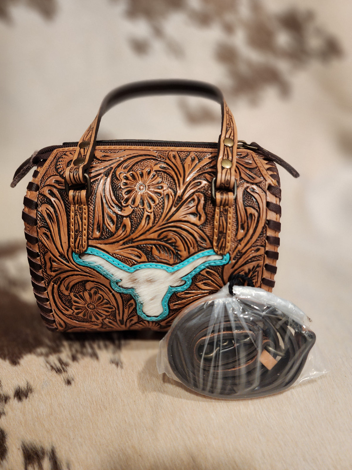 Mini Tooled Speedy Bag