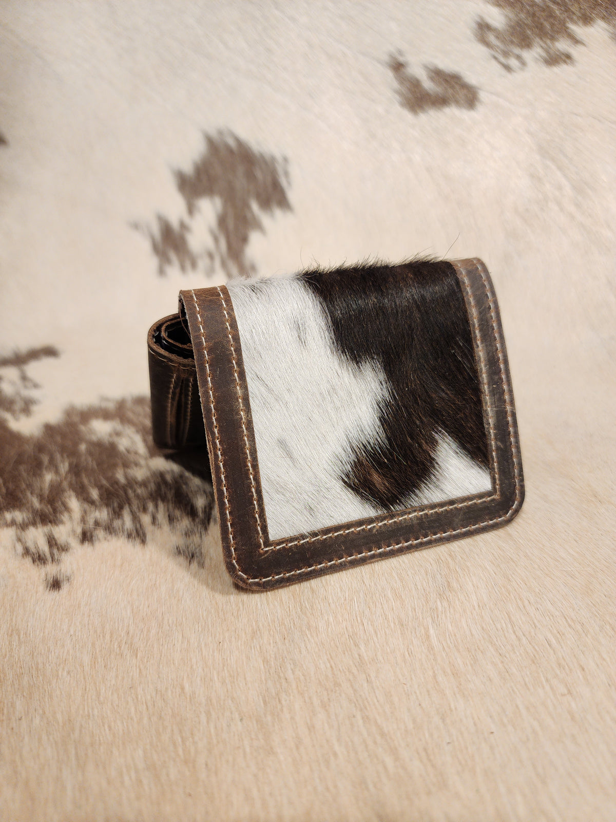 Cowhide Trifold Wallet