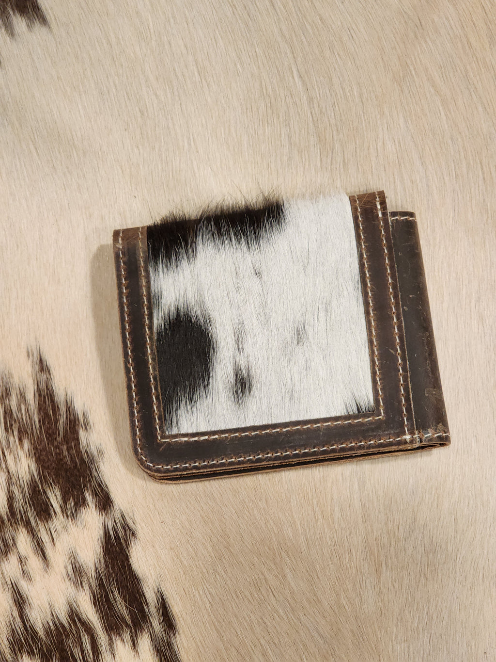 Cowhide Trifold Wallet