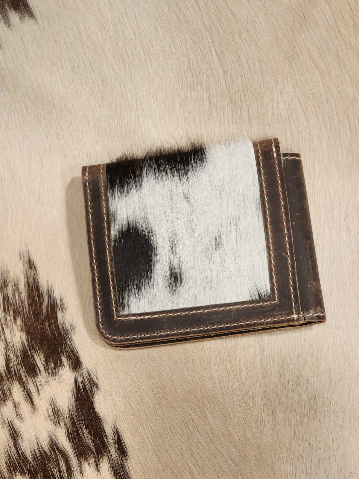 Cowhide Trifold Wallet