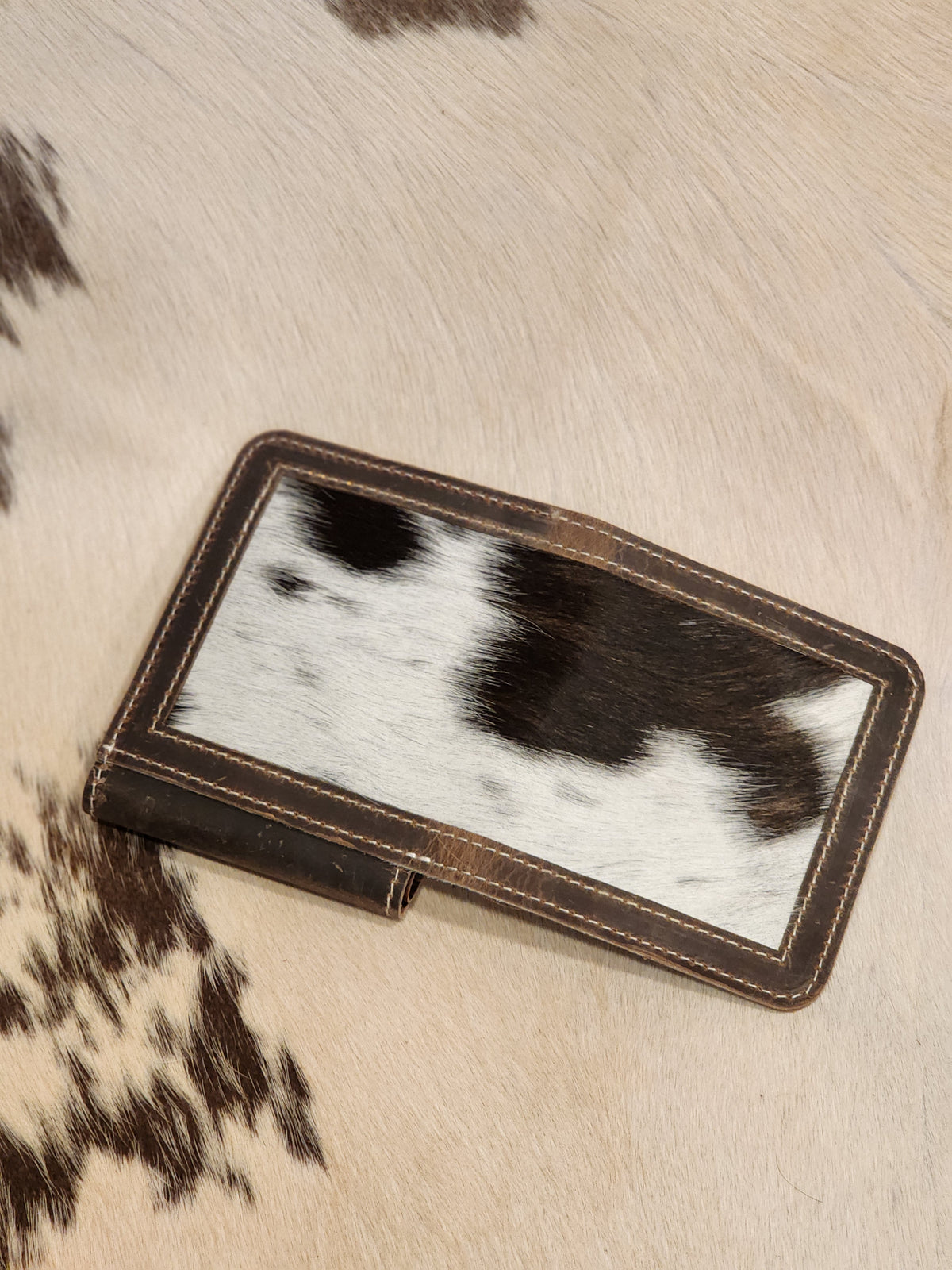 Cowhide Trifold Wallet
