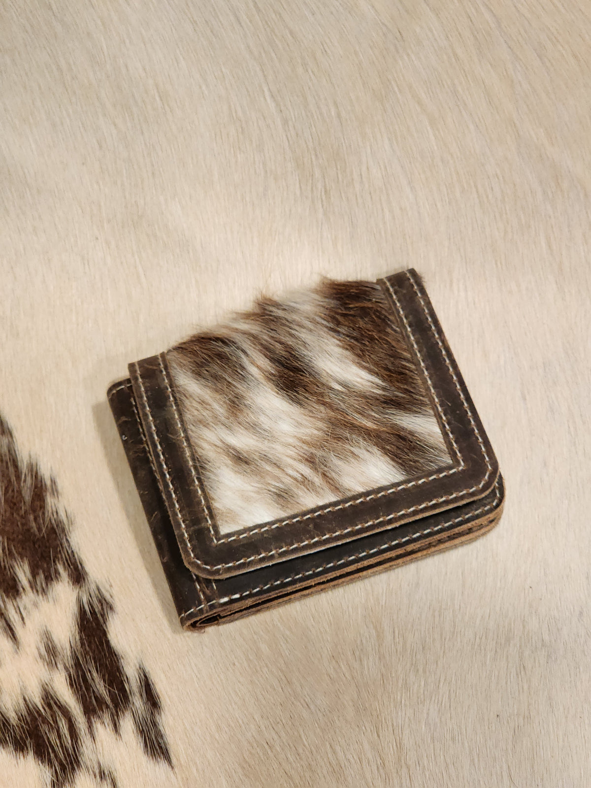 Cowhide Trifold Wallet