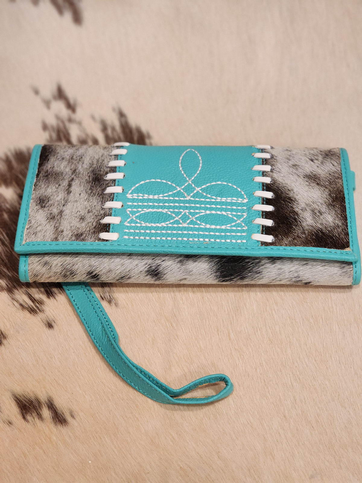 Crossbody Wallet Turquoise