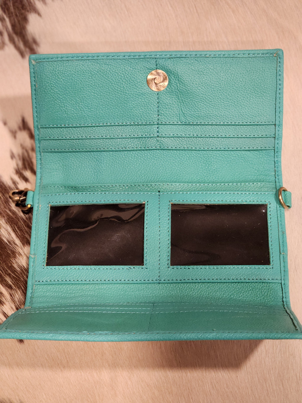 Crossbody Wallet Turquoise