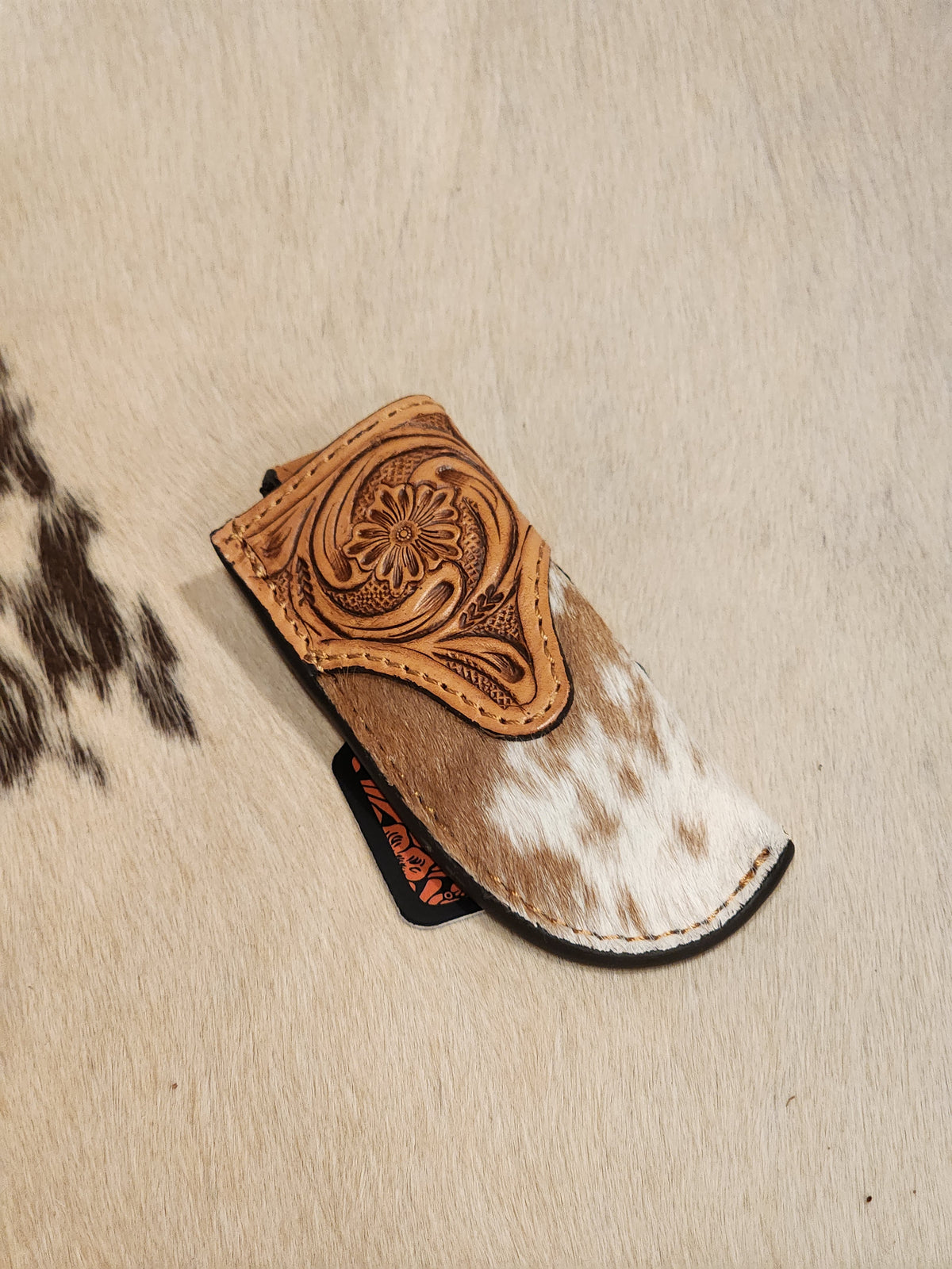 Sheath Tooled + Cowhide