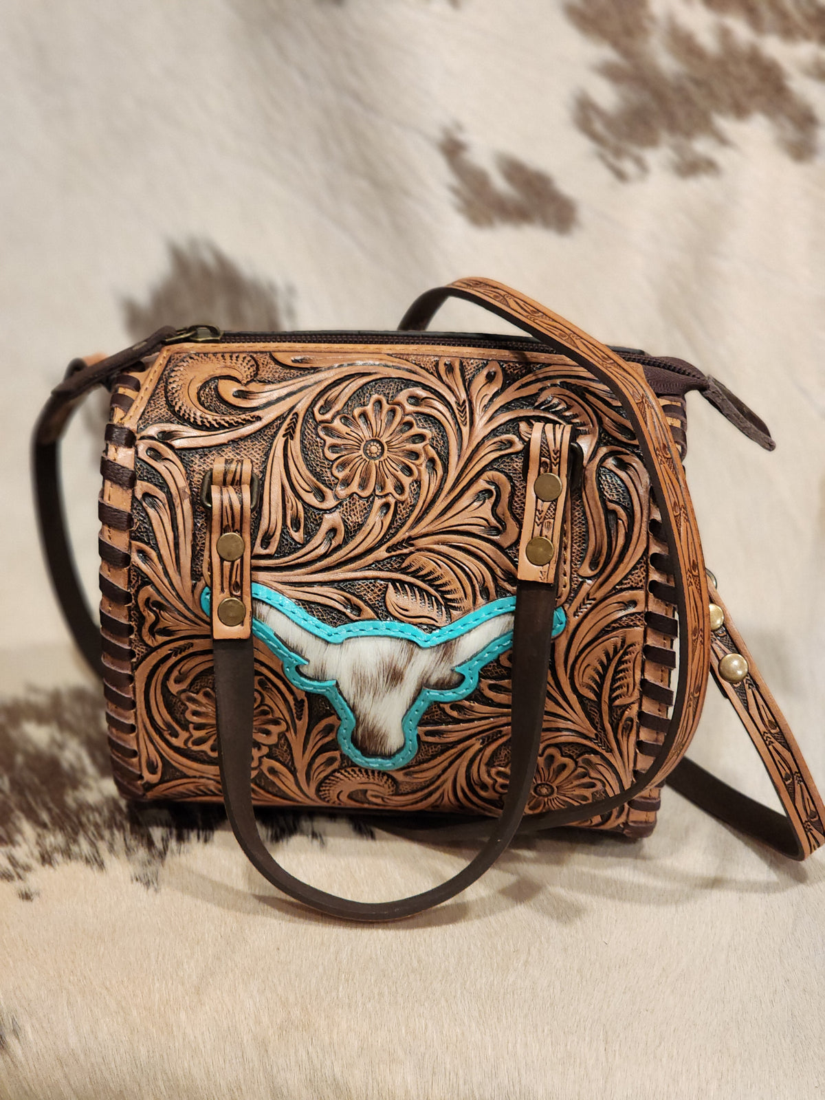 Mini Tooled Speedy Bag