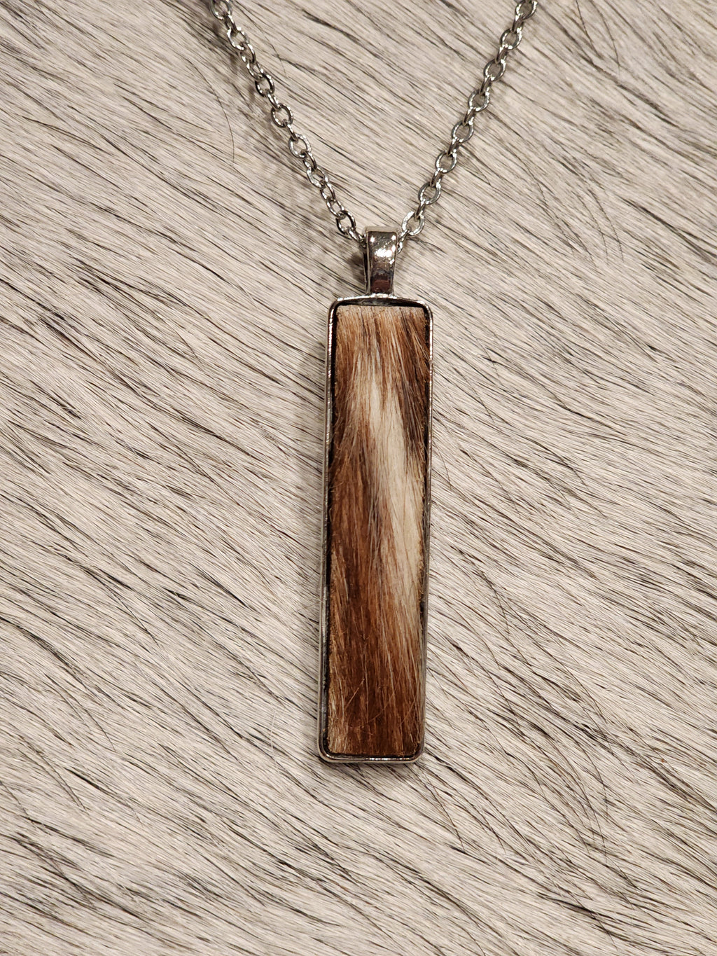 Necklace -Long Cowhide