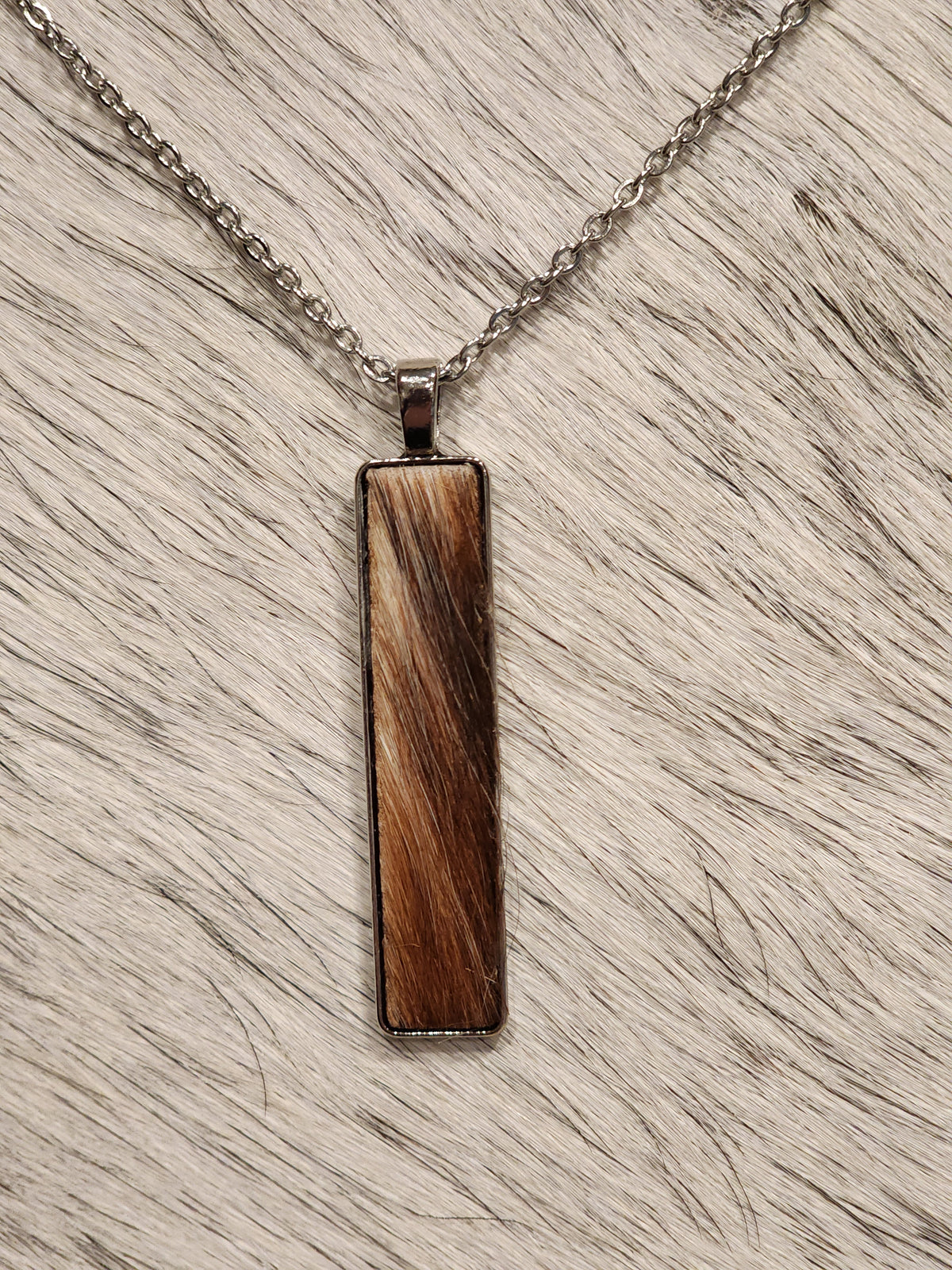 Necklace -Long Cowhide