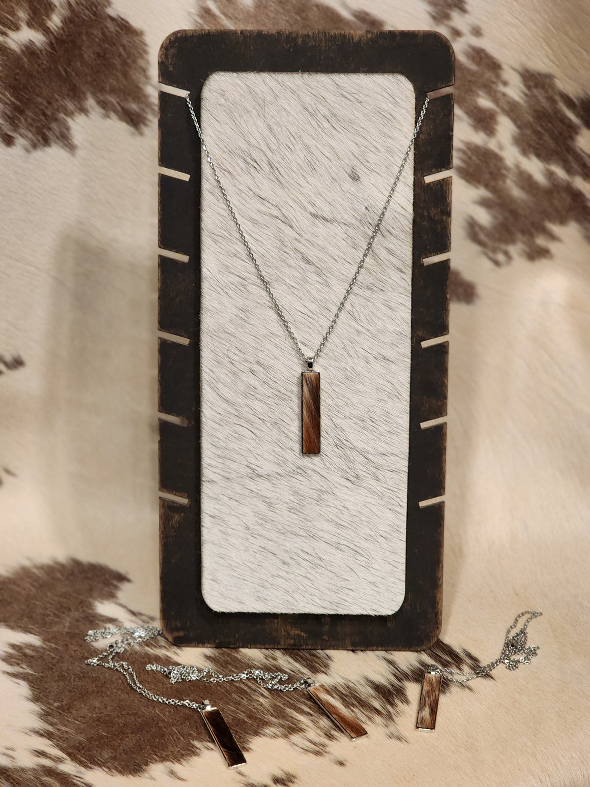 Necklace -Long Cowhide