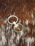 Small Skull Cowhide Keychain
