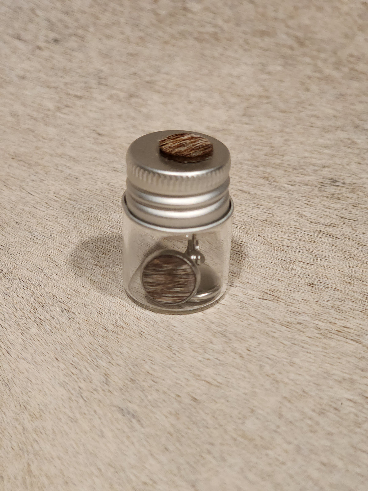 Cowhide Stud Jar