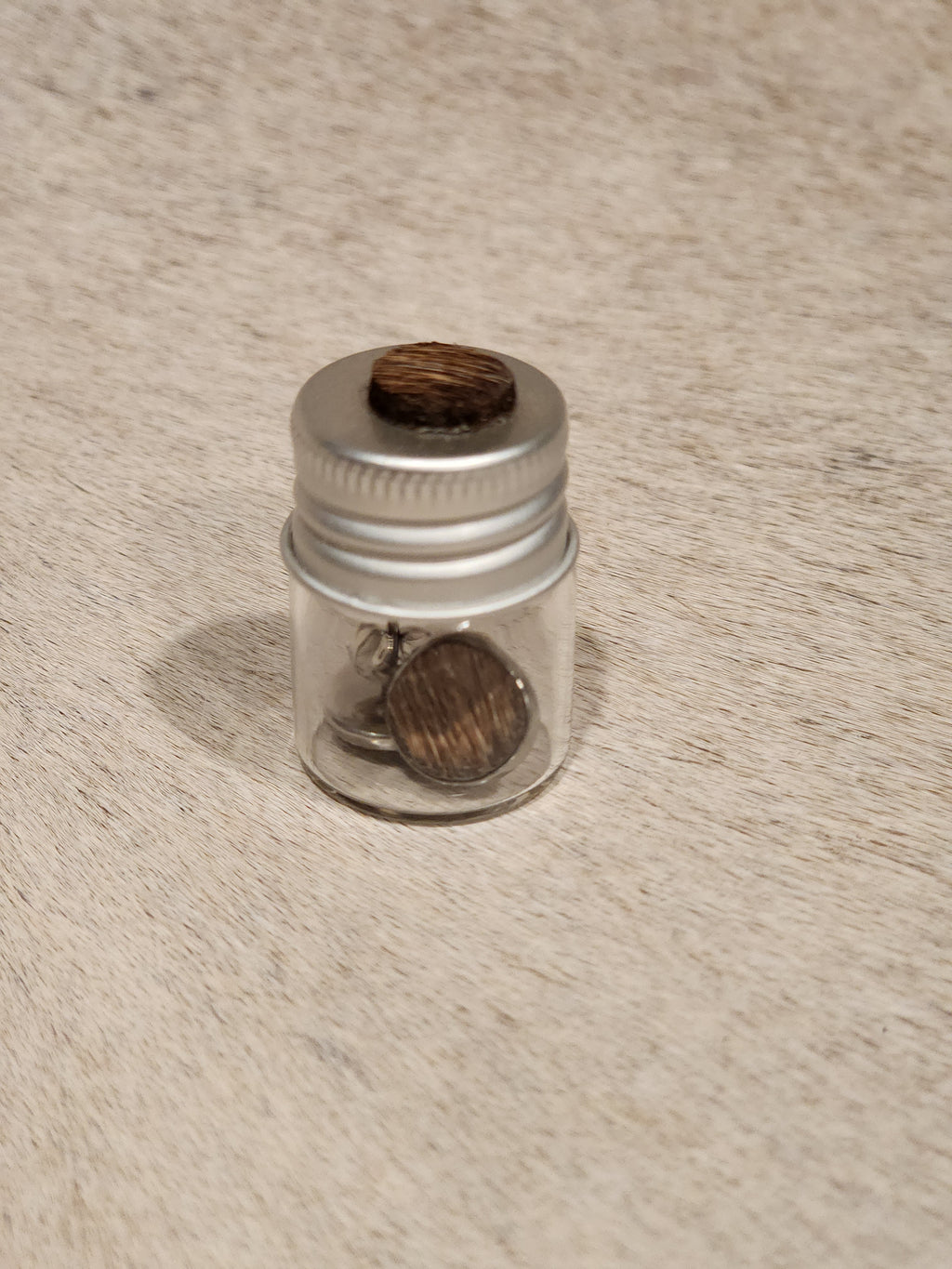 Cowhide Stud Jar