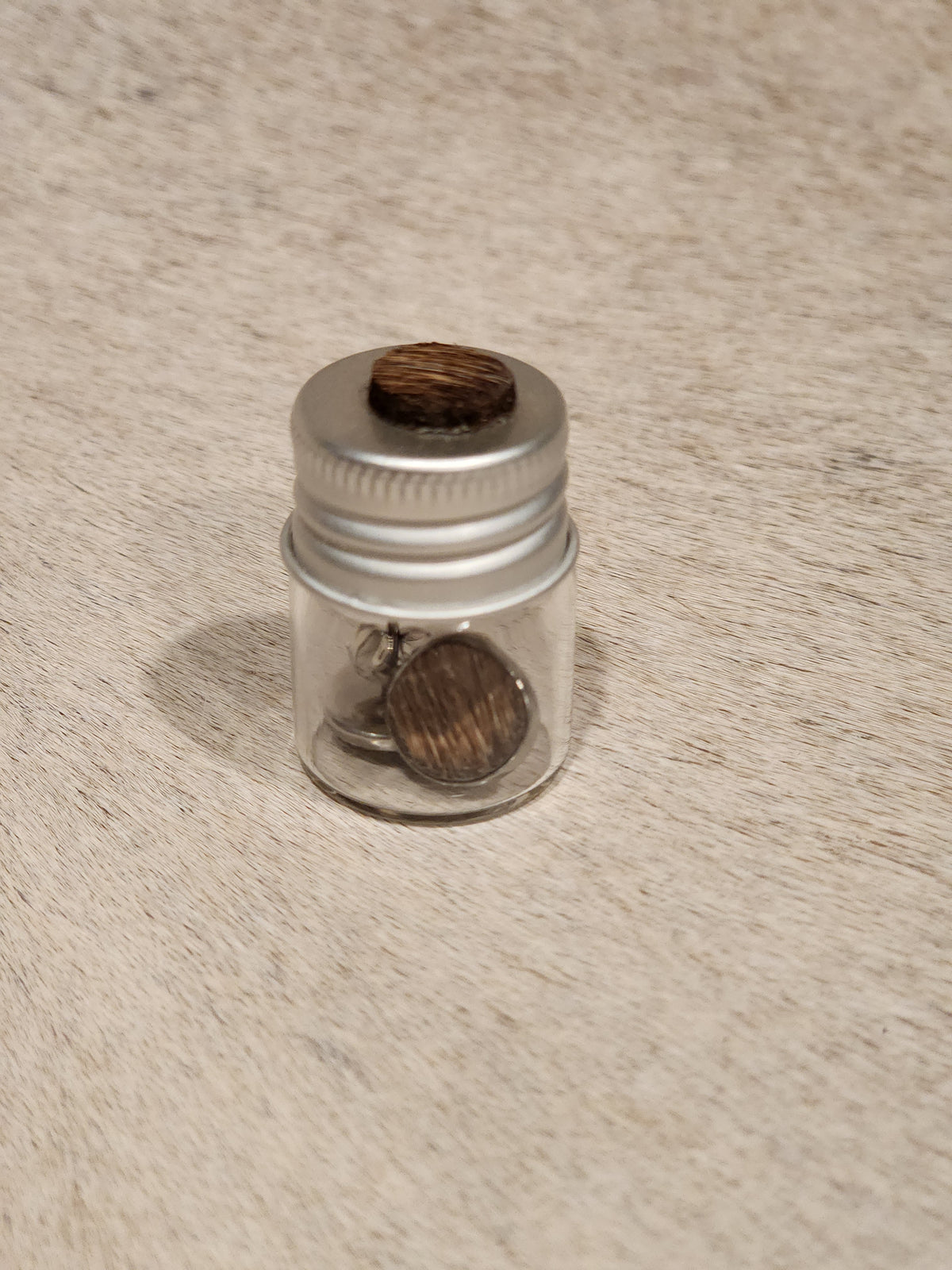 Cowhide Stud Jar