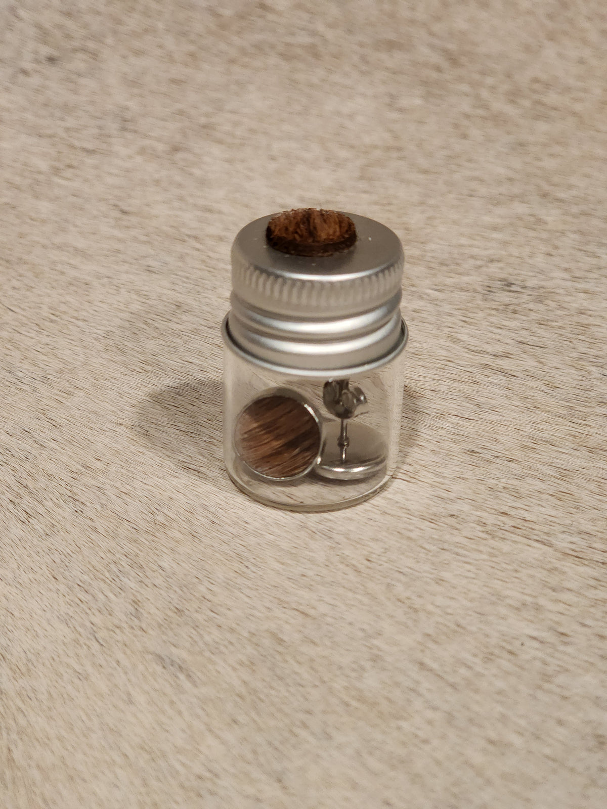 Cowhide Stud Jar