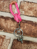 Lariat Rope Keychain + Charm