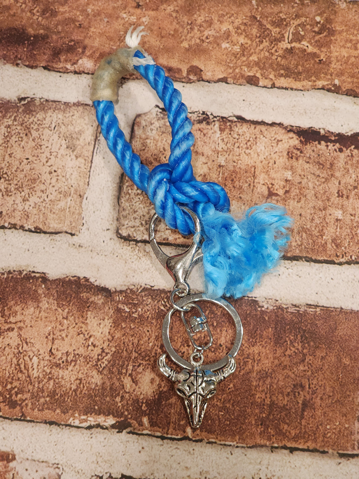 Lariat Rope Keychain + Charm