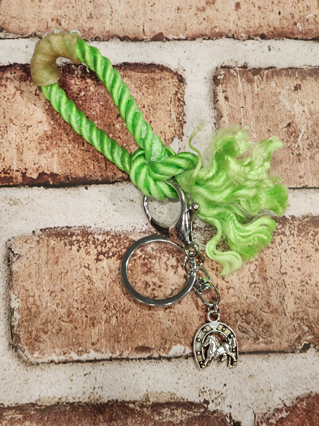 Lariat Rope Keychain + Charm