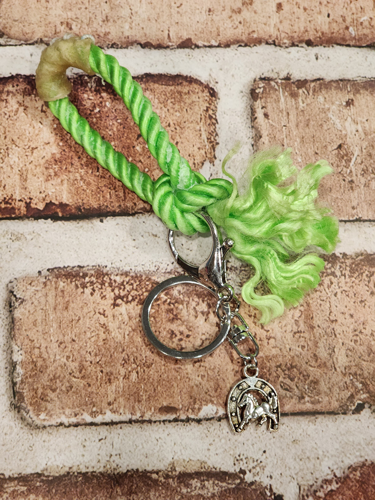 Lariat Rope Keychain + Charm